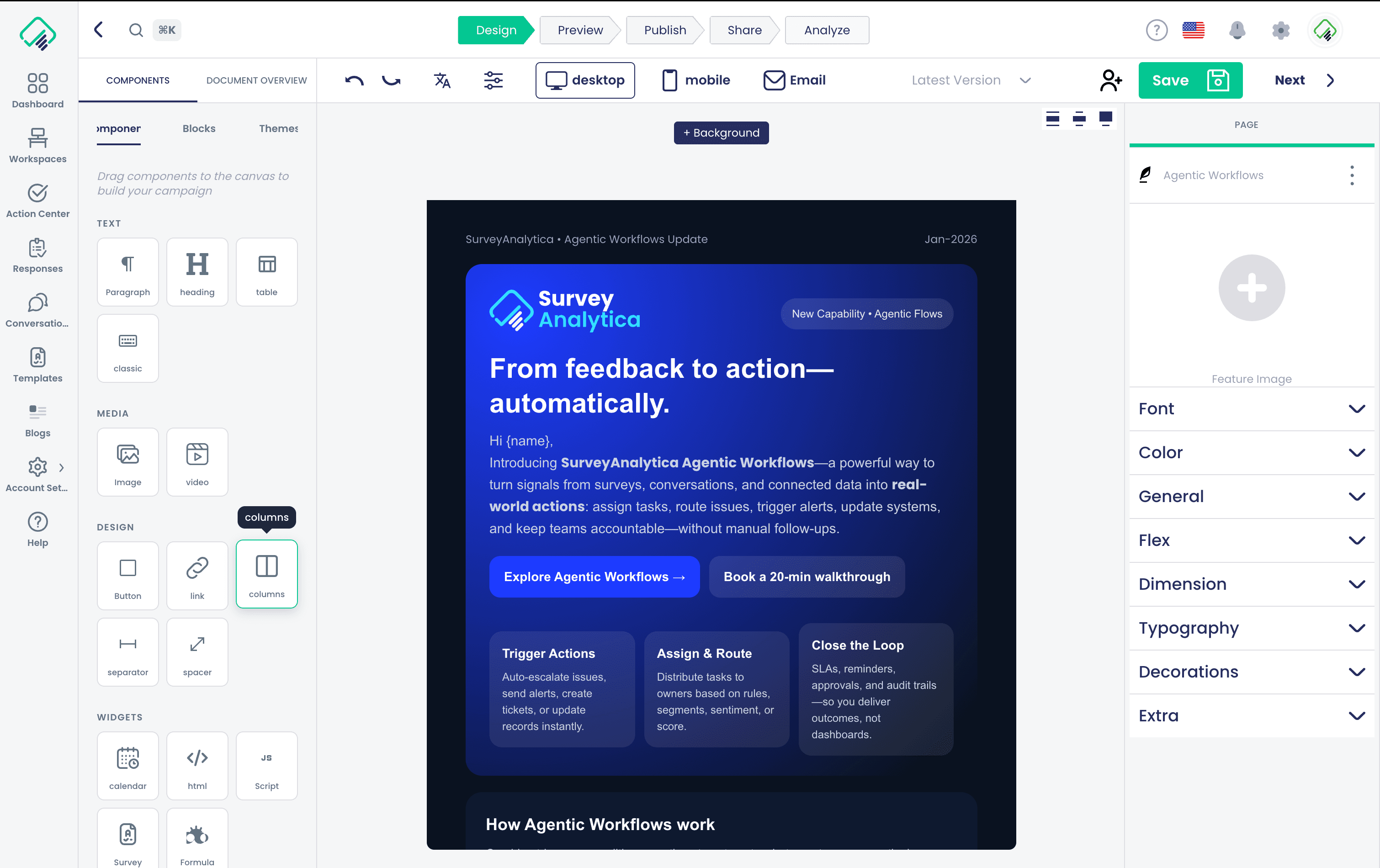 email campaigns